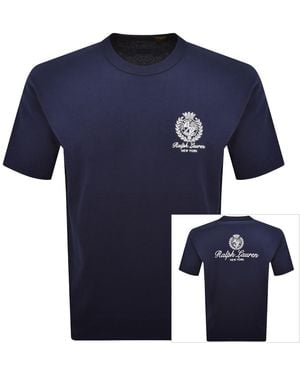 Ralph Lauren Logo T Shirt Newport - Blue