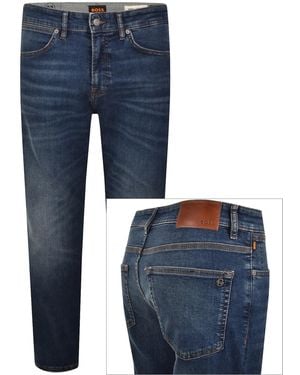 BOSS Boss Onyx Slim Tapered Fit Jeans - Blue