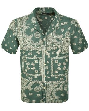 Ralph Lauren Short Sleeved Linen Shirt - Green