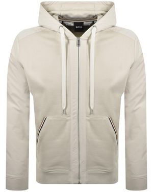 BOSS BUSINESS Boss C Spence Full Zip Hoodie - Natural