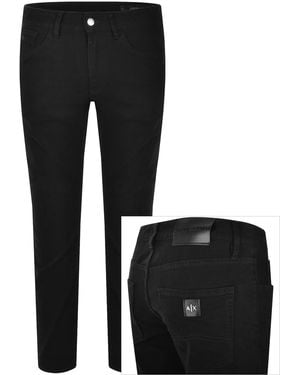 ARMANI EXCHANGE J14 Skinny Fit Jeans - Black