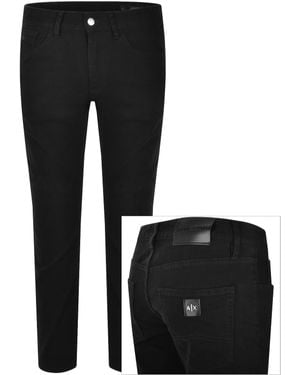 ARMANI EXCHANGE J14 Skinny Fit Jeans - Black