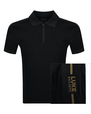 Luke 1977 Caltech Polo T Shirt - Black