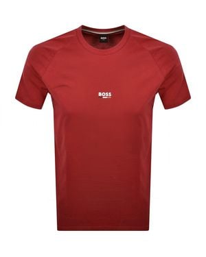 BOSS BUSINESS Boss Slim Fit T Shirt - Red