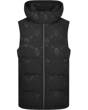 Luke 1977 Egrit Hooded Gilet - Black