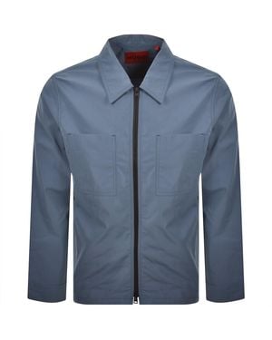 HUGO Evalom Overshirt Jacket - Blue