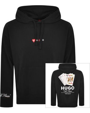 HUGO Deewax Hoodie - Black