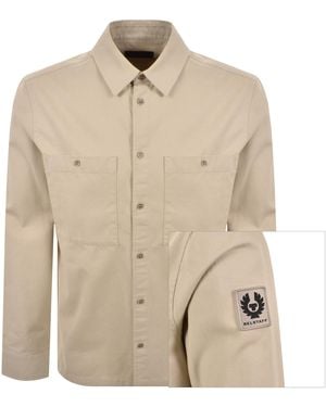 Belstaff Outpost Long Sleeved Shirt - Natural