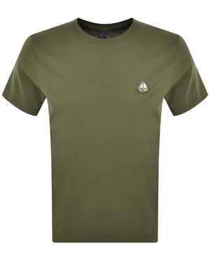 Moose Knuckles Crescent T Shirt Moss - Green