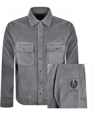 Belstaff Fallgate Corduroy Overshirt Tornado - Grey