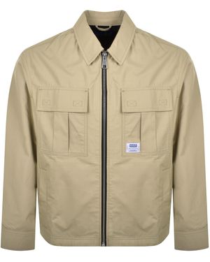 HUGO Bino Relaxed Fit Jacket - Natural