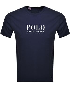 Ralph Lauren Logo Crew Neck T Shirt - Blue