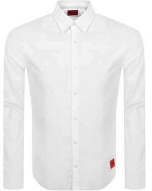 HUGO Long Sleeved Ermo Shirt - White