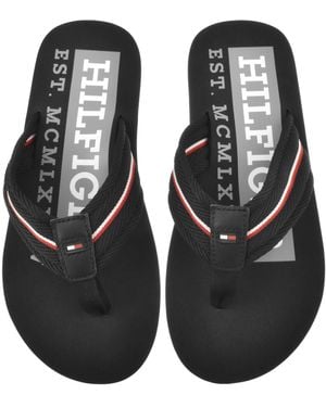 Tommy Hilfiger Flip Flops - Black