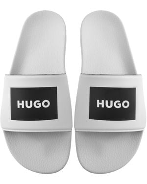 HUGO Timein Sliders Open - White