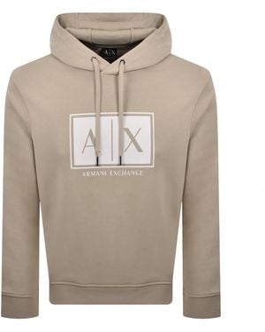 ARMANI EXCHANGE Logo Hoodie - Grey