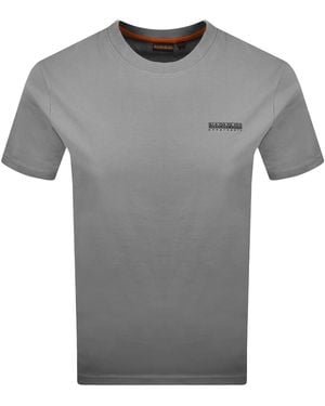 Napapijri S- Box T Shirt - Grey