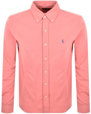 Ralph Lauren Featherweight Mesh Shirt - Pink