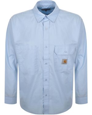 Carhartt Irwin Long Sleeve Shirt Air Sky - Blue