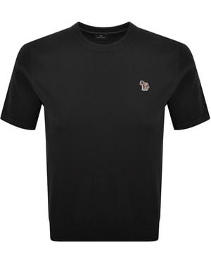 Paul Smith Short Sleeve Knit Jumper - Black