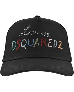 DSquared² Logo Baseball Cap - Black