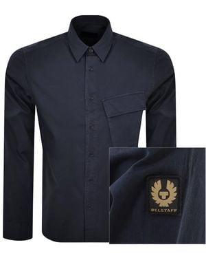 Belstaff Scale Long Sleeved Shirt - Blue