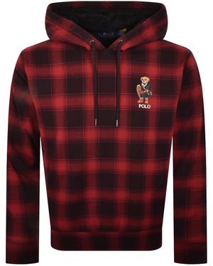 Ralph Lauren Holiday Bear Hoodie - Red