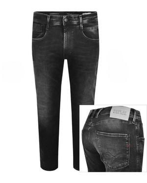 Replay Anbass Hyperflex Jeans - Black