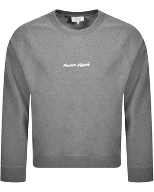Maison Kitsuné Oversize Raglan Sweatshirt - Grey