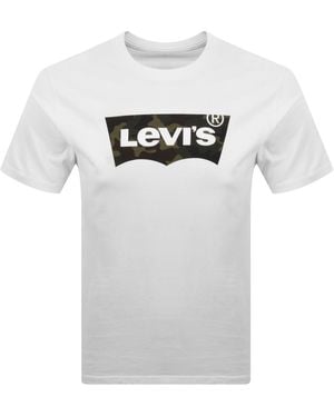 Levi's Logo Crew Neck T Shirt - Grey