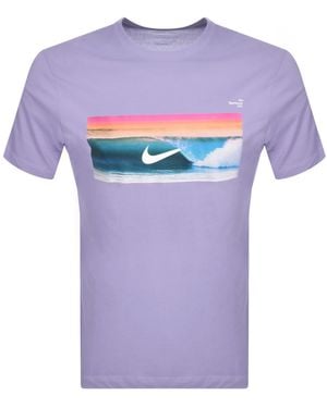 Nike Sportswear Photo T Shirt - Purple