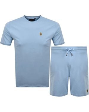 Luke 1977 Traff Short Set Sky - Blue