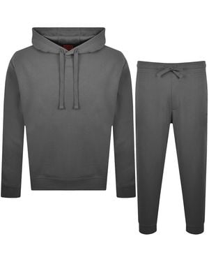 HUGO Logo Dapodayote Tracksuit - Grey