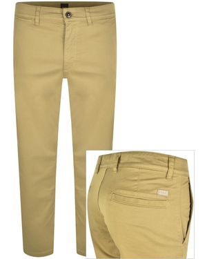 BOSS Boss Regular Fit Chinos - Yellow