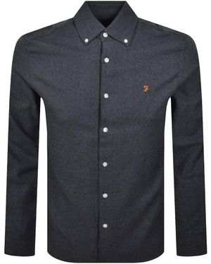 Farah Farah Ali Long Sleeve Shirt - Blue