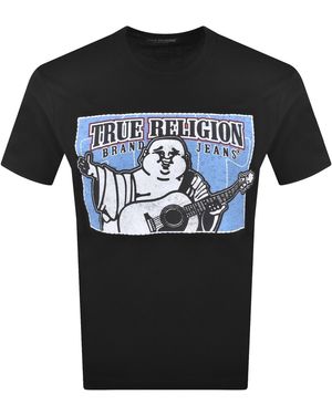 TRUE RELIGION Block Buddha T Shirt - Black