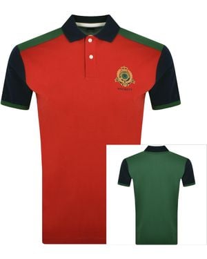Hackett Multi Polo T Shirt - Red