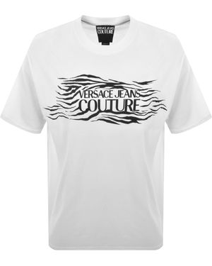 Versace Jeans Couture Couture Relaxed Fit T Shirt - White