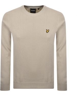 Lyle & Scott Cotton Knitted Jumper - Grey