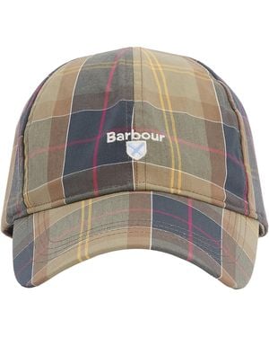 Barbour Tartan Sports Cap - Grey