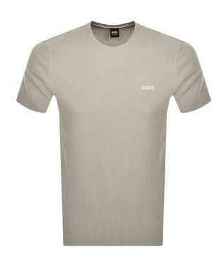 BOSS BUSINESS Boss Waffle T Shirt - Grey