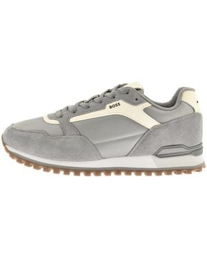 BOSS BUSINESS Boss Parkour L Runner Trainers - Grey