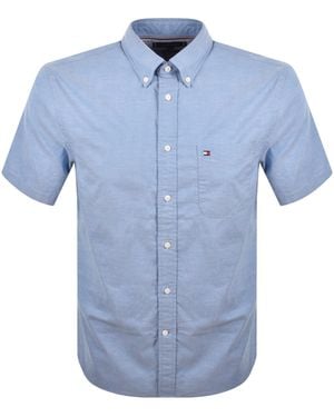 Tommy Hilfiger Oxford Solid Shirt - Blue