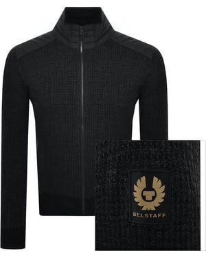 Belstaff Kelby Full Zip Jumper - Black