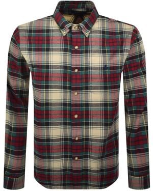 Ralph Lauren Check Long Sleeve Shirt - Grey