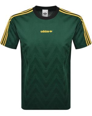 adidas Originals Jacquard Jersey T Shirt - Green