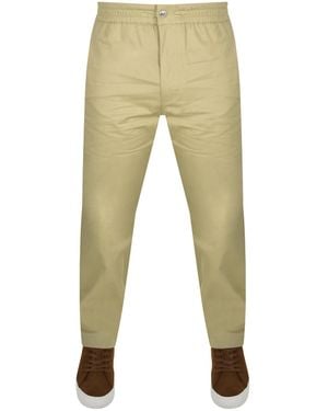 Maison Kitsuné Casual Trousers - Natural