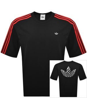 adidas Originals Zebra Infill T Shirt - Black