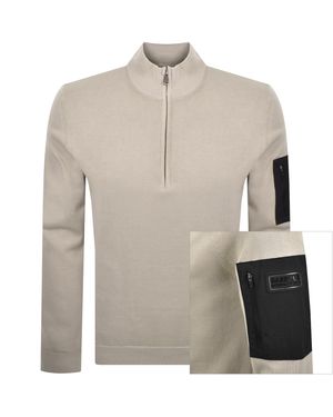 Barbour Blades Knit Jumper - Natural