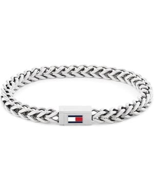 Tommy Hilfiger Braided Chain Bracelet - Metallic